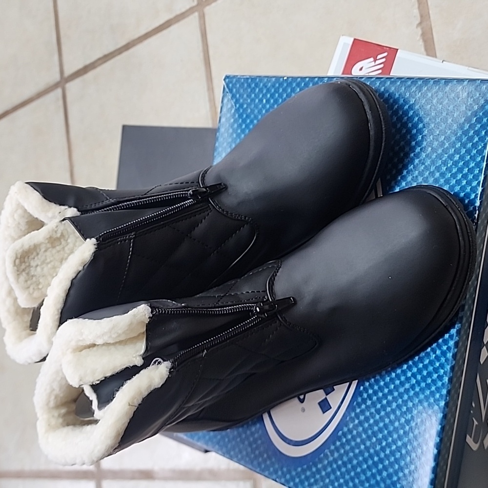 Men's, zip-up winter boots